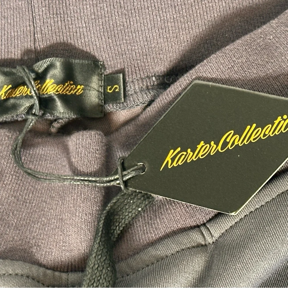 NWT - Karter Collection Gray & Puple Athletic Pant